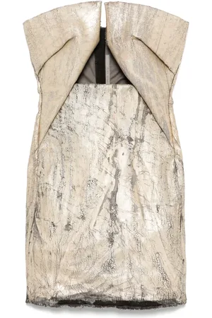 Rick Owens Kort kjole med tryk