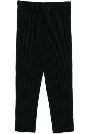 Issey Miyake Bukser med plisseret effekt