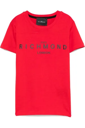 John Richmond T-shirt med logotryk