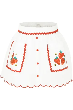 Stella McCartney Kort broderet nederdel