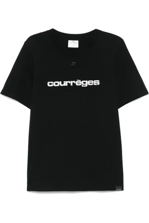 Courrèges T-shirt med AC-tryk