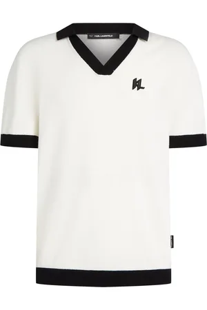 Karl Lagerfeld Polo med kontrastdetalje
