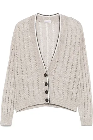 Brunello Cucinelli Cardigan i løs strik