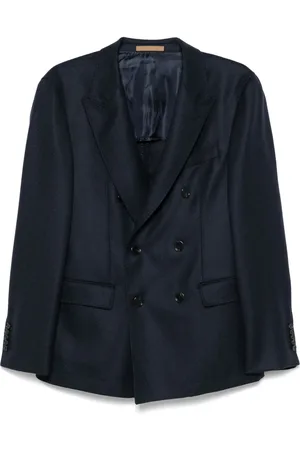 HUGO BOSS Blazer i jomfruuld med mikromønster