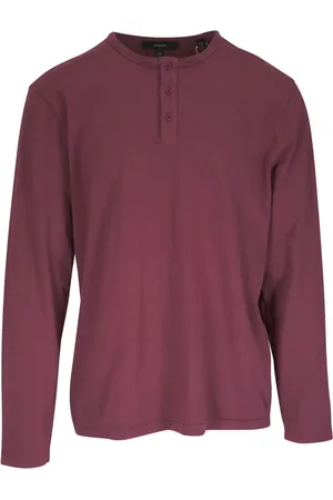 Vince Henley T-shirt i bomuld