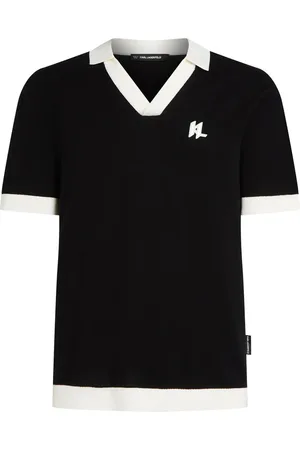 Karl Lagerfeld Polotrøje med kontrastkant