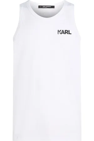 Karl Lagerfeld Tanktop med logotryk