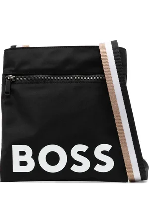 HUGO BOSS Messenger-taske med logotryk