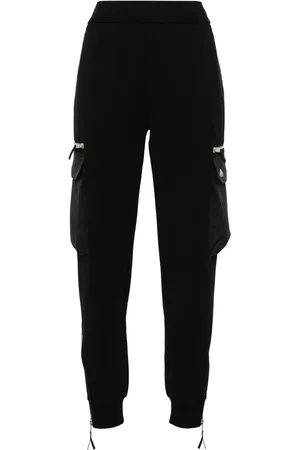 Moose Knuckles Mixmedia joggingbukser med logoplade