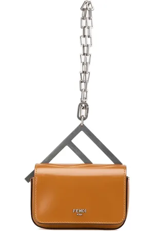 Fendi F Glossy håndtaske i kalveskind fra 2010-2024
