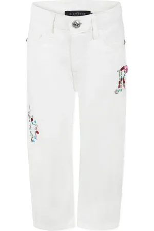 John Richmond Jeans med broderet logodetalje