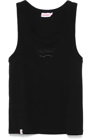 Charles Jeffrey Loverboy Tanktop med broderet logo