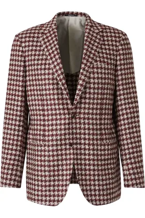 Sartorio Napoli Houndstooth-mønstret blazer