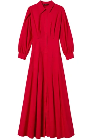 Twin-Set Lang skjortekjole i poplin
