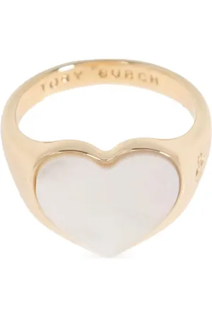 Tory Burch Signetring med hjertemotiv