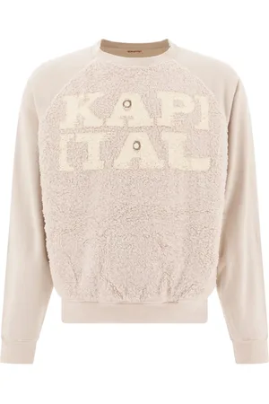 KAPITAL Skjorte med jacquard-logo
