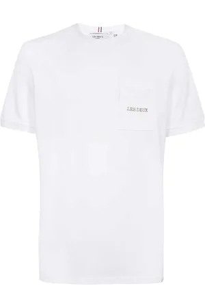 Les Deux T-shirt med logobroderi