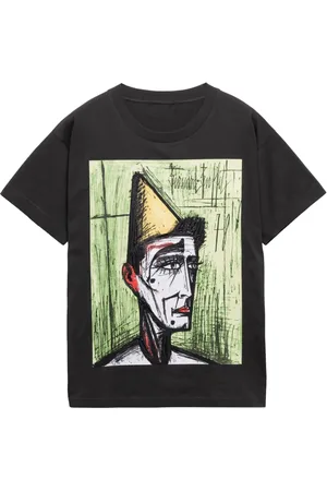 Prada T-shirt i jersey med tryk