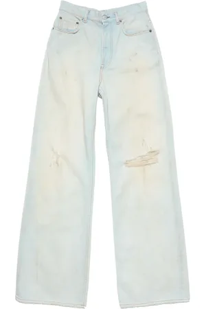 Acne Studios Jeans med slitageeffekt og afslappet pasform
