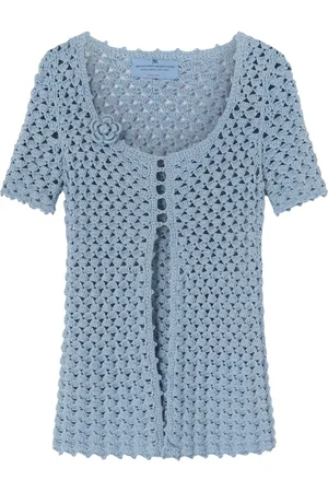 ERMANNO SCERVINO Hæklet-strikket cardigan