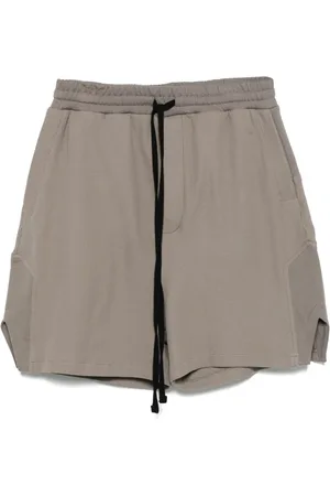 THOM KROM Træningsshorts med vaffel-effekt