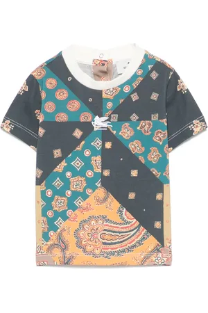 Etro T-shirt med paisleytryk