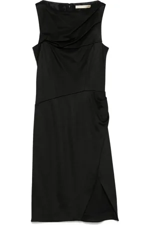 Balenciaga Kort kjole med samledetalje fra 00