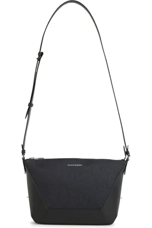 Alexander McQueen Skuldertaske med logo