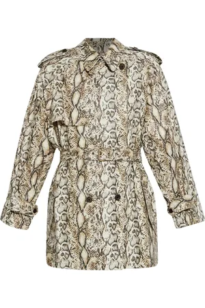 Isabel Marant Trenchcoat med slangeskinds-effekt
