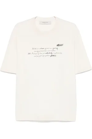 Golden Goose T-shirt i jersey-tekstur