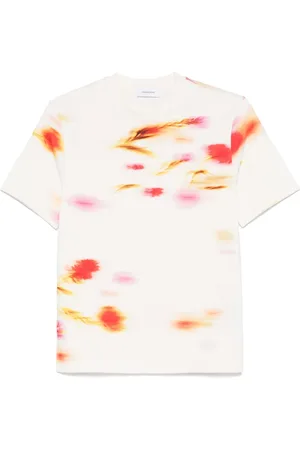 Salvatore Ferragamo T-shirt med blomstertryk