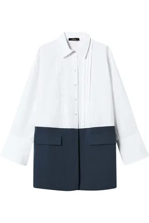 Twin-Set Skjortekjole med colourblocking