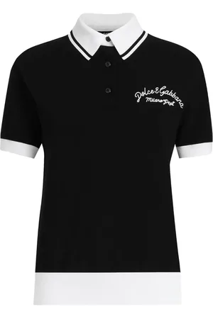 Dolce & Gabbana Polotrøje med broderet logo