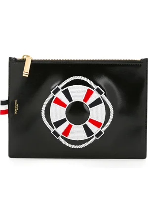 Thom Browne Broderet figur-clutch