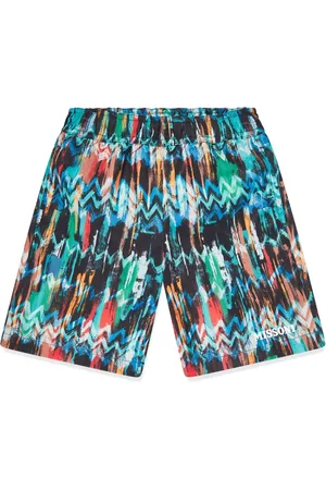 Missoni Badeshorts med zigzag-tryk