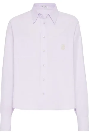 Brunello Cucinelli Skjorte med broderet logo