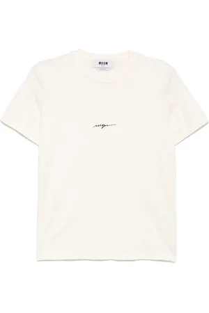 Msgm T-shirt med logobroderi
