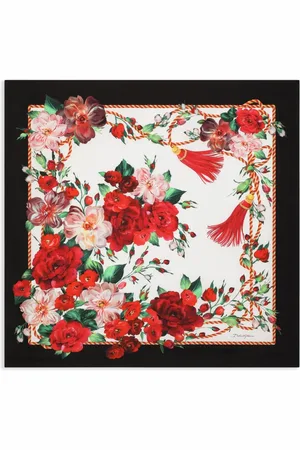 Dolce & Gabbana Tørklæde med rosentryk