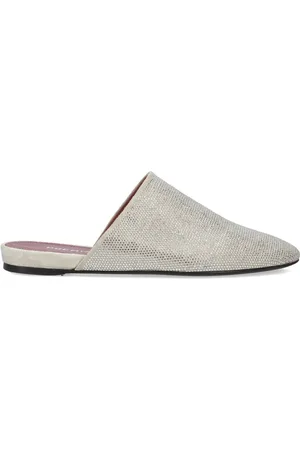 Premiata Flade mules med rhinsten-udsmykning
