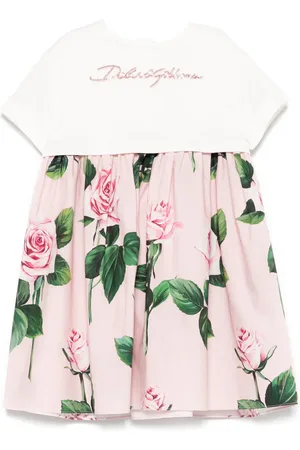 Dolce & Gabbana Kjole med blomstertryk
