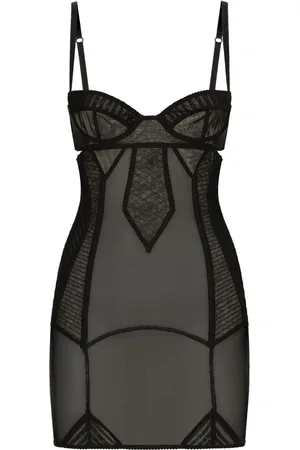 Dolce & Gabbana Kort korsetkjole i tyl