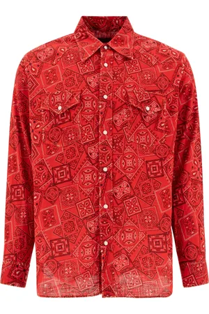 KAPITAL Skjorte med bandana-tryk