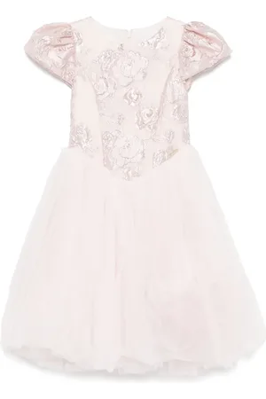 MONNALISA Kjole i rose-jacquard