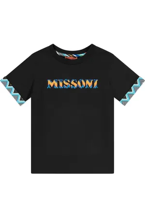 Missoni T-shirt med zigzag-tryk