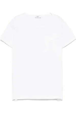 Il gufo T-shirt med sløjfedetalje