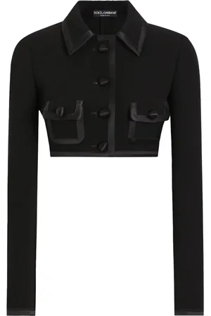 Dolce & Gabbana Cropped jakke med knapper