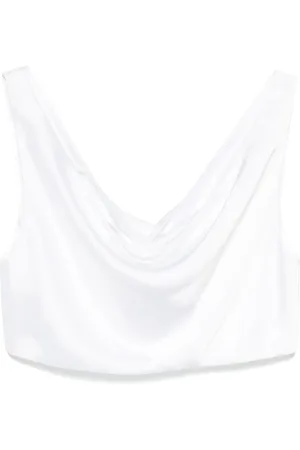 Norma Kamali Cropped Maria top