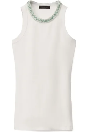 Fabiana Filippi Tanktop med broderet hals