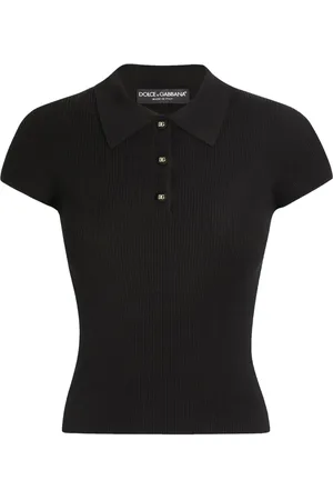 Dolce & Gabbana Ribstrikket polo