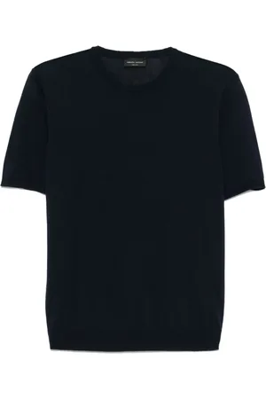 Roberto Collina Finstrikket T-shirt